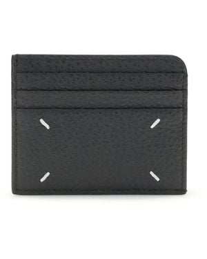 Maison Margiela Leather Card Holder - Gray