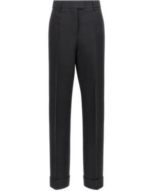 Ferragamo Pleated Pants - Black
