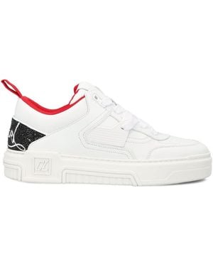 Christian Louboutin Astroloubi Leather Sneakers - White
