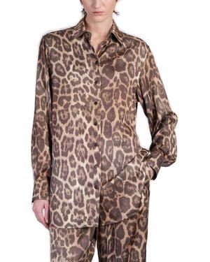 Stella McCartney Leopard Printed Shirt - Multicolour