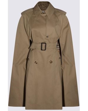 Burberry Cotton Belmont Cape - Green