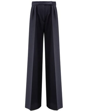 Max Mara Mxmsecolo Virgin Wool Pants - Blue