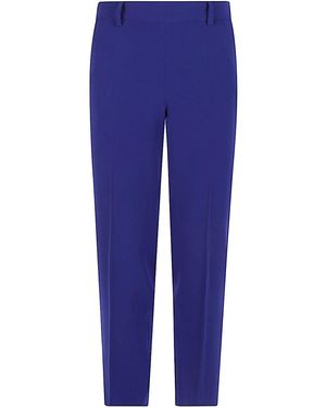 Alberto Biani Trousers Triacetate Polyester - Blue