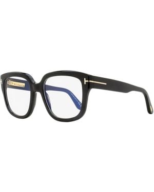 Tom Ford Large Square Eyeglasses Tf6094B 001 54Mm Plastic (Acetate) Sunglasses - Black