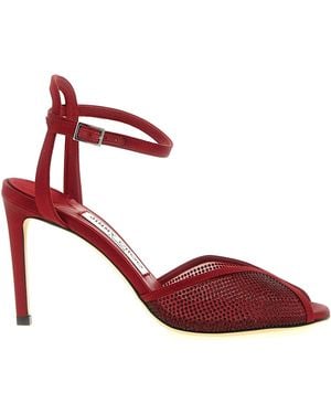 Jimmy Choo Sacora Sandal Heel - Red
