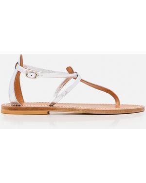 K. Jacques Sandals Leather - Pink