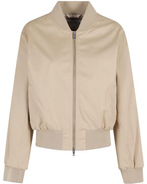 Filippa K Cotton Blouson Jacket - Natural
