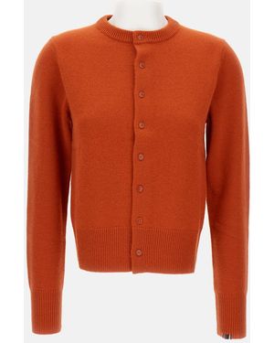 Extreme Cashmere Little Lamb Cardigan - Orange