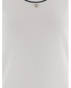 Valentino Tank Top Cotton - White