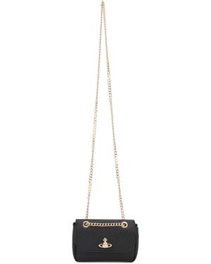 Vivienne Westwood Shoulder Bag Victoria Leather Bovine Suede - White