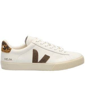 Veja Sneakers Campo Leather-Camel-Wild Country/Camel/Wild Sneakers - White