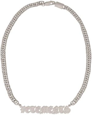 Vetements Gothic Logo Charms Necklace - Multicolour