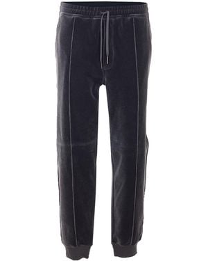 Tom Ford Velour Jogger Trousers - Blue