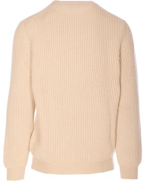 Fendi Sweaters Virgin Wool - Natural