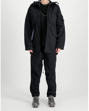 Alpha Industries Utility Uv Fishtail Jacket Clothing Coats - Black