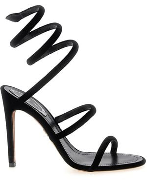 Rene Caovilla Cleo Sandals - Black