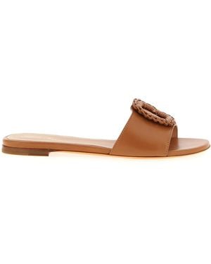 Santoni Corolle Sandals Lamb Leather (Ovis Aries) - Brown