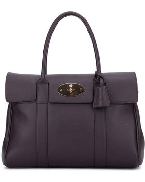 Mulberry Bayswater Small Classic Grain - Purple