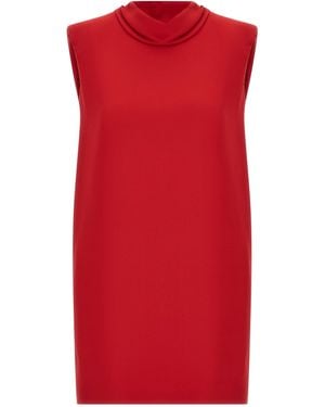 Valentino Garavani Solid Dress - Red