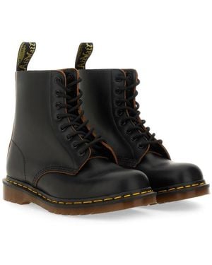 Dr. Martens 1460 Vintage Leather Boots - Black