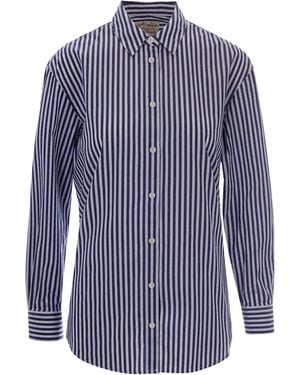 MC2 Saint Barth Camicia Brigitte Stripes - Blue