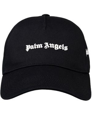 Palm Angels Baseball Hat With Logo - Black