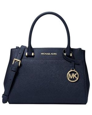 Michael Kors Satchel Bag Leather - Blue