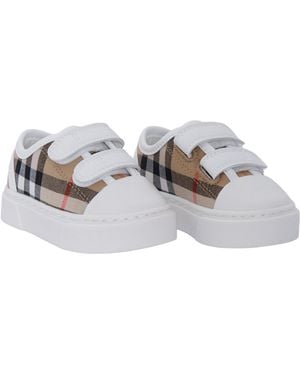 Burberry Nb Shoes Kid Sneaker - Metallic
