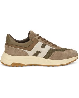 Hogan Sneakers High-Sole Polyamide - Brown