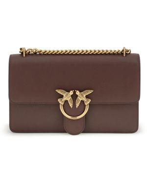 Pinko Love Shoulder Bag - Brown