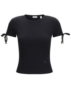 Burberry Cotton T-Shirt - Black