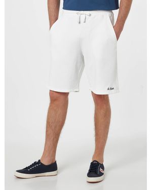 Mc2 Saint Barth Cotton Fleece Bermuda Shorts Randle - White