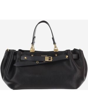 Balenciaga Shoulder Bag Superbusy Leather - Black
