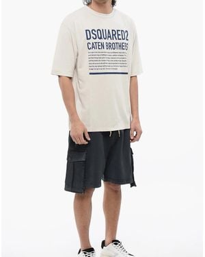 DSquared² Loose Fit Logo T-Shirt Clothing Polo & T-Shirts - White