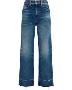 Chloé Blue Cotton Bootcut Jeans
