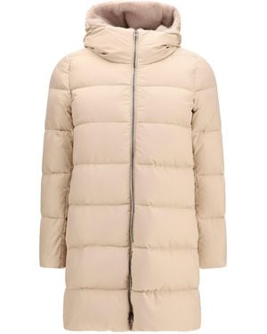 Herno Quilted Down Jacket - Natural