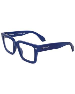 Off-White c/o Virgil Abloh Eyeglasses Square Full Rim, Frame And Clear Demo Lens Oerj054Style544500 Sunglasses - Blue