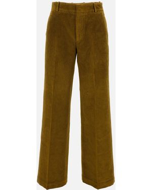 Cellar Door Ribbed Trousers - Green