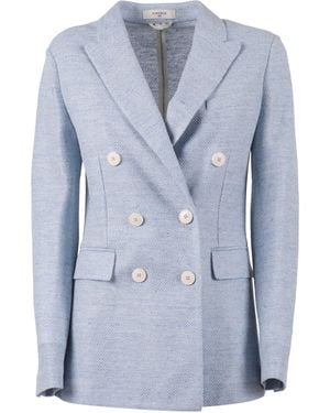 Circolo 1901 D.Breasted Li/Co - Blue