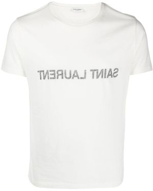 Saint Laurent Certified Cotton T-Shirt - White