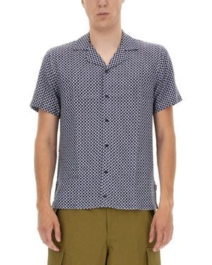 Orlebar Brown Travis Seglas Shirt Viscose - Blue