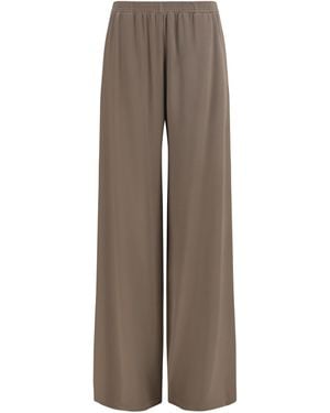 Fabiana Filippi Palazzo Trousers Viscose; Acetate Trousers - Brown