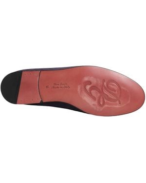 Dolce & Gabbana Velvet Slip On Flats Loafers Shoes Leather - Pink