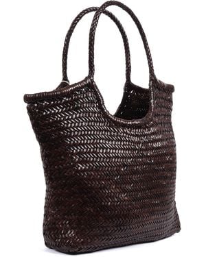 Dragon Diffusion Ns Diagonal 4Mm Calf Leather Shoulder Bag - Black