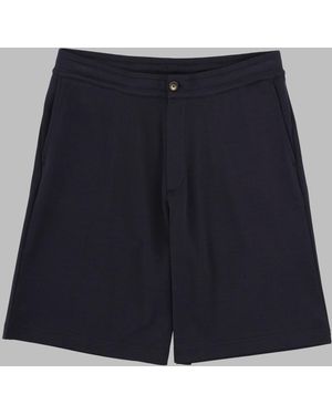 Herno Herno Cotton Bermuda Shorts - Blue