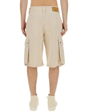 Isabel Marant Bermuda Tejelo Lyocell Short - Natural
