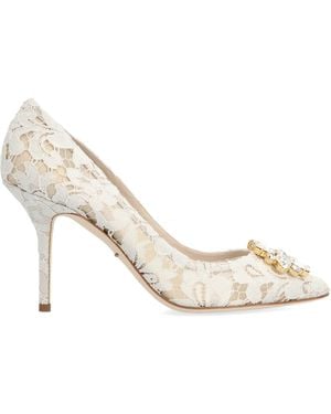 Dolce & Gabbana Bellucci Pumps 90 Mm - White