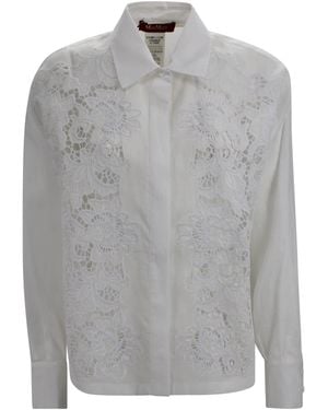 Max Mara Sangallo Embroidered Shirt - Grey