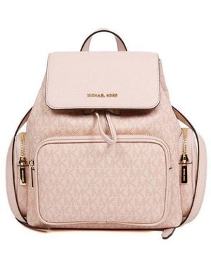 Michael Kors Backpack Polyvinyl Chloride Bags Backpacks - Pink