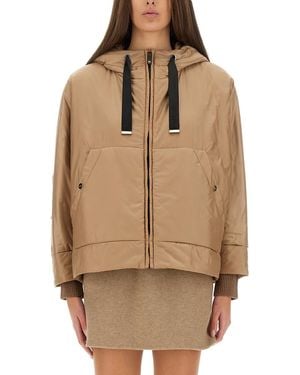 Max Mara "Greenre The Cube" Jacket - Natural